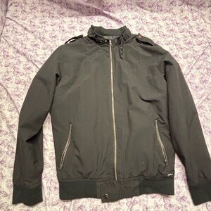 Men's Black Bomber Jacket